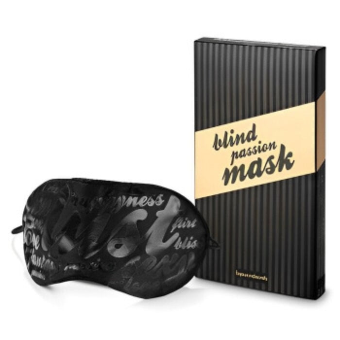 Bijoux Indiscrets Blind Passion Blindfold. Perfect for couples who want to introduce light bondage play and excitement to the bedroom. Heighten your senses and enhance sensory anticipation with these sensual and effective bedroom bondage accessories. 