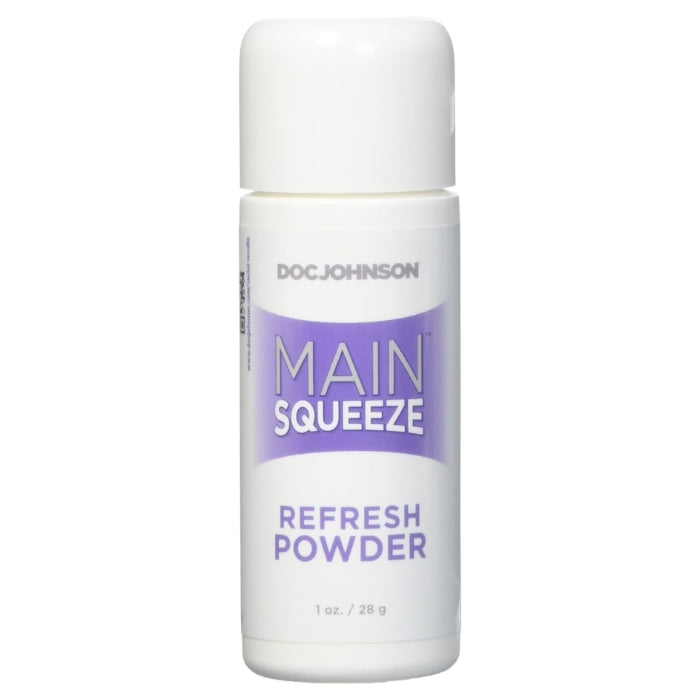 Maintain and freshen your silicone toys with this powder specially formulated for use on the ULTRASKYN™ inserts. Main Squeeze Refresh Powder is made with natural ingredients and is 100% talc free, making it completely safe for personal use.