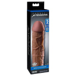 Turn your penis into an instant pleasure machine with the incredible Fantasy X-tensions. Now you can be all the man you can be and satisfy your partner with this easy-to-use erection enhancer. Perfect for men with ED and midway performance problems, your new enhancer will deliver results that both partners will love! The Perfect 2″ Extension is a customizable extension that can be easily trimmed at the base for a perfect fit.