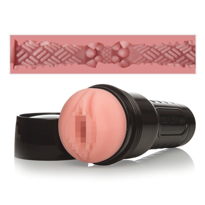 Fleshlight GO Surge masturbator. This compact version of the famous male masturbator is designed for portable pleasure and discretion, with the same orgasmic intensity as the larger sleeves. Single-handed grip action allows for more ease and more fun. With the Classic Lady vaginal orifice, is sure to be your favourite go-to male stroker. With a sleeve length of 16.5cm, it is roomy enough for intense thrusting, and the fully textured shaft delivers great sensation all the way.