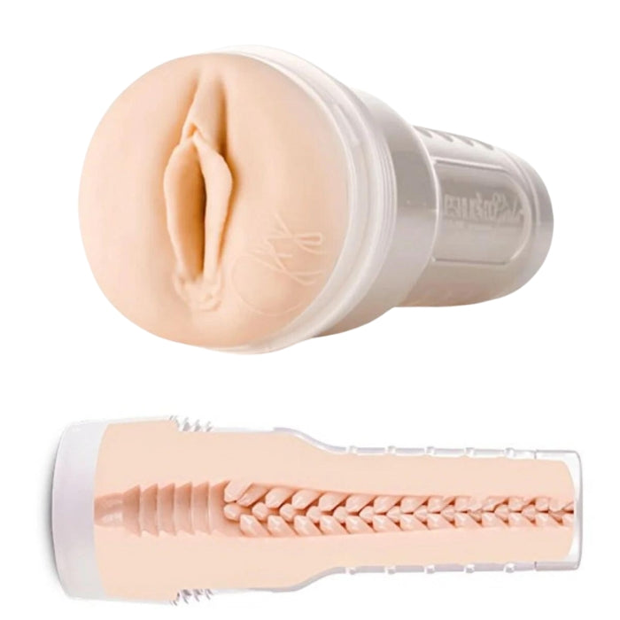 Fleshlight male masturbator, Jenna Haze is moulded off the pornstar herself, this male masturbator allows you to take a dip into Jenna Haze, making your fantasies a reality. The bigger and fleshier lips of this Fleshlight open up in an ultra-realistic fashion to a sleeve of orgasmic sensations. For those guys looking to really enhance their solo play with intense stimulation, this is the girl you will want to be taking home.