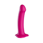 Fun Factory Magnum , dildo. If you are looking for size, this definitely lives up to its name. The sheer size of it makes it a worthwhile addition to your toy box. This big boy is great for vaginal and anal play and the curved tip makes for easy insertion and massages the P-spot or the G-spot perfectly. Thanks to the flat suction cup base, it can be used for both vaginal and anal play, and is also harness compatible. It can be stuck to a clean, flat surface or wall for solo play. Body safe materials.