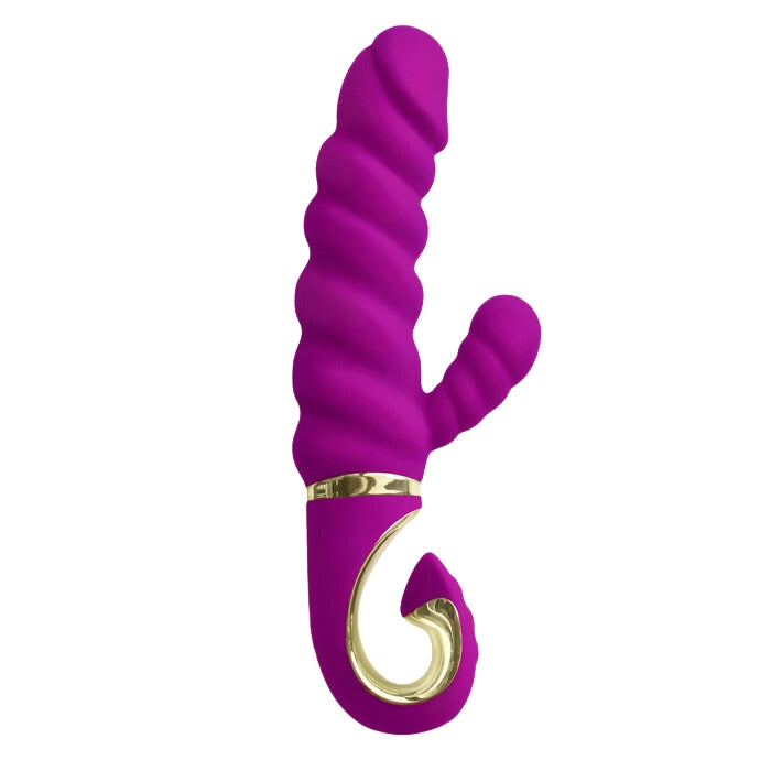G Candy has been fashioned after the classic rabbit vibe. The insertable shaft is ridged to provide you with out of this world G spot stimulation. While the external clitoral attachment caresses the clitoris. The cleverly designed handle allows for an easy non slip grip. The G Candy has 6 thrilling modes to choose from. USB rechargeable and 100% waterproof.
