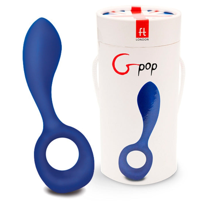 G Pop Anal Plug Vibrator - Blue