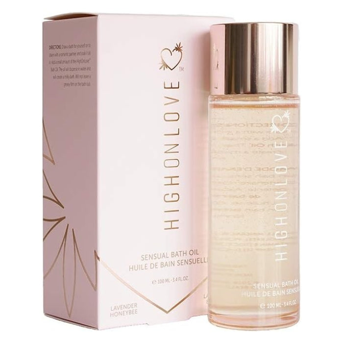 HighOnLove Sensual Bath Oil - Lavender & Honeybee (100ml)