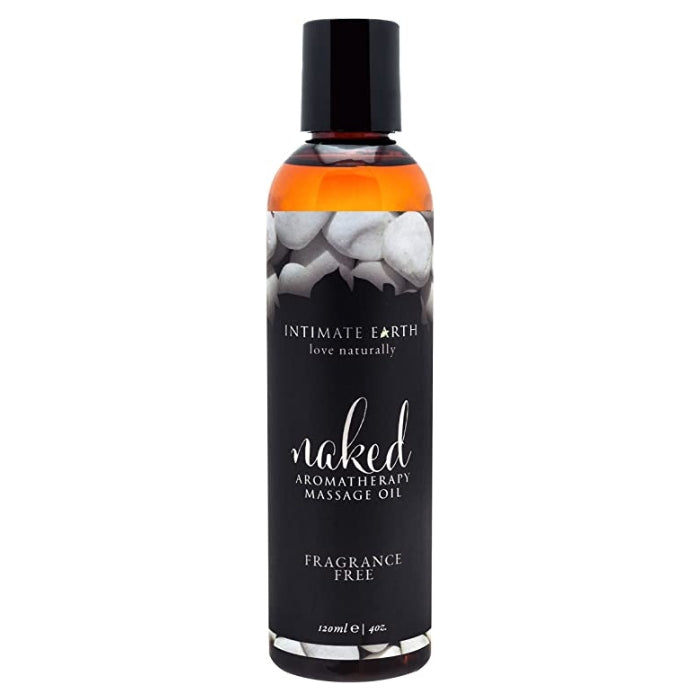 For a natural, sensual connection with your partner, Naked aromatherapy massage oil by Intimate Earth is the perfect choice. This fragrance free, Paraben free massage oil is 100% Vegan, made from Certified Organic Extracts that make it ideal for use on for sensitive areas. The Non-greasy formula prevents the Oil from feeling uncomfortable, but keeps all the arousing silkiness for that sensual, luxurious feel. 