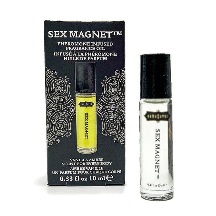 This roll-on pheromone fragrance oil adjusts to your body's chemistry to create a one-of-a-kind scent that is unique to you. The light, oil formula absorbs quickly, leaving skin soft, sexy and smelling irresistible.