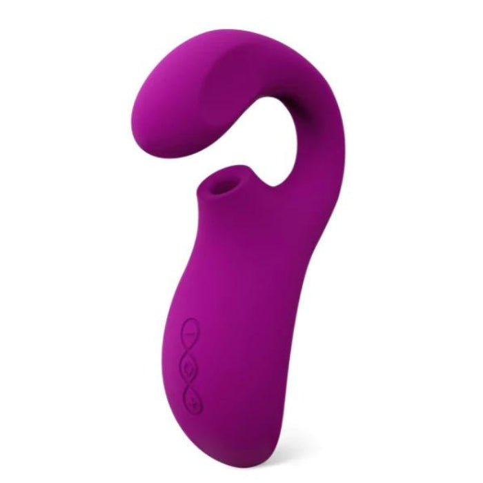 Enigma is a dual action sonic massager designed to stimulate the clitoris with sonic waves and the fully flexible internal arm provides ultra-powerful vibrations and pulsation to the G spot. Enigma has 8 pleasure settings that are whisper quiet, 100% waterproof making it perfect for the bath and shower. Made from extra soft, ultra-smooth premium silicone that’s extra soft to the touch. Rechargeable for more power and less fuss.