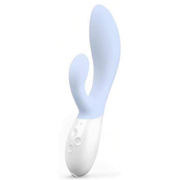 Seafoam Lelo's popular rabbit vibrator is back with excellent new features and a fresh design. INA 3 is a dual-action massager that stimulates both internal and external pleasure spots, doubling your enjoyment in one go. INA 3 is made out of smooth body-safe silicone and comes in 3 different colors. It features 10 different vibration settings and has more power that allows for increased sensation. 100% waterproof and USB rechargeable.
