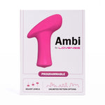 The Lovense Ambi is a small and powerful bullet vibrator designed for precise clitoral stimulation. This versatile toy features a unique asymmetrical shape that allows for pinpoint accuracy, and it can be used in a variety of positions and angles for maximum pleasure. Made from body-safe silicone, the Ambi is both soft and durable, and it is also waterproof for easy cleaning and use in the shower or bath. The Ambi can be controlled via a smartphone app or the included remote control.