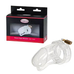 Malesation Chastity Cage 88mm - Clear Small