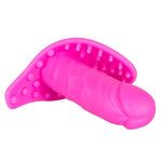 This vibrator features a nubby base that provides extra stimulation to your sensitive areas. With 10 levels of vibration, easily adjustable at the push of a button, made from high-quality silicone, this vibrator is both durable and easy to clean. The compact size, measuring approximately 8 cm in length and 2.3-2.6 cm in diameter, makes it perfect for both beginners and experienced users. Button cell batteries are included.