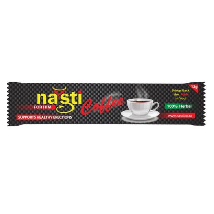 Nasti coffee for men is a 100% stimulating coffee that helps support healthy erections and libido. It also helps with stamina and recovery. Only one cup a day is needed.