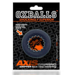 Oxballs Axis Ribbed Cock Ring - Black