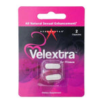 Velextra is an all-natural supplement designed specifically for women to enhance pleasure, reignite youthful sexual desire, excite passion and increase overall sexual intensity. Taken as a daily supplement Velextra increases sexual response time, boosts libido, and intensifies sexual sensations and orgasm.