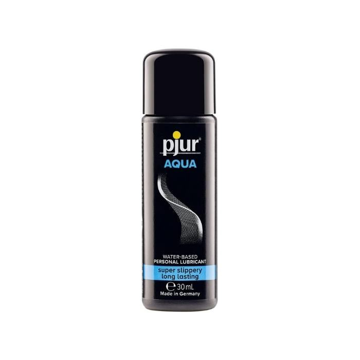 As the name suggests, Pjur water-based lube, which means not only does it feel absolutely fantastic, it is non-staining and is also very easy to clean off. Pjur aqua is ideal for use with condoms and all adult toys. Allergy tested and suitable for sensitive skin. 30ml