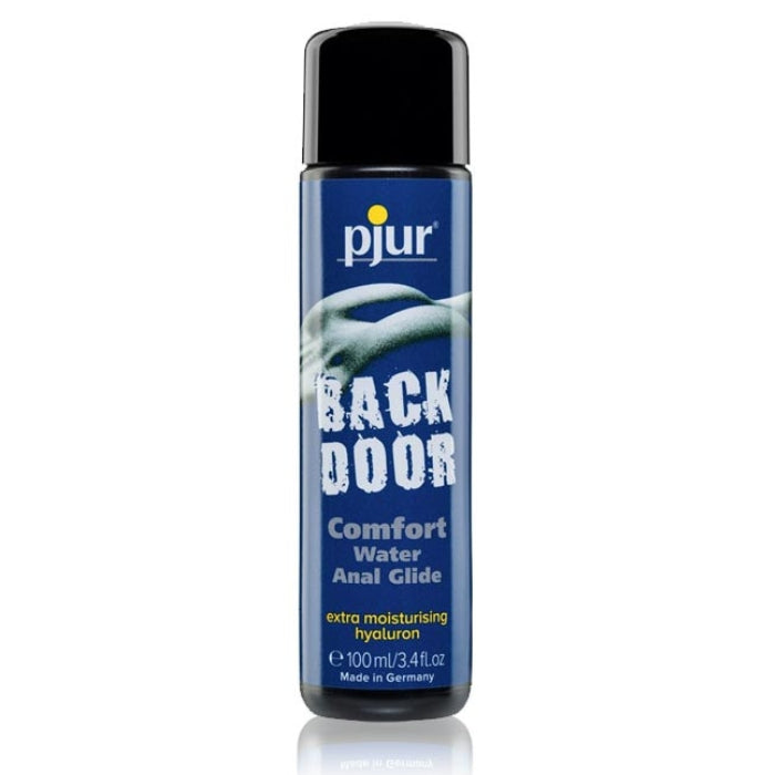 Backdoor anal lube out preforms other anal lubes with a unique formular that binds large amounts of water in small pockets allowing for intensive extended anal sessions. Backdoor door provides all the benefits of water based lube while spoiling you with a silky silicone feel. Suitable for use with all anal toys.
