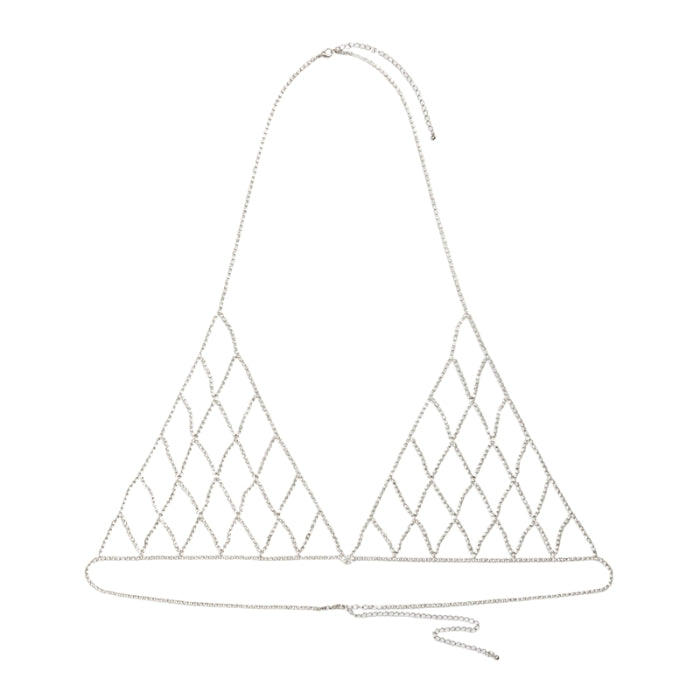 Rhinestone Triangle Bralette