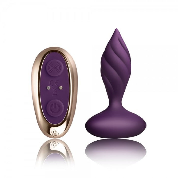 Sophisticated and delicately designed Desire is a petite but powerful plug for those that want to experience the pleasure and thrills of anal play. Remote control, Sensory velvet touch body safe silicone, 10 deeply powerful vibration and pulsation levels, Internal and external stimulation, Tapered neck with contoured plug, 100 % fully waterproof, Magnetic USB charger, 1 hour charge for 1 hour of play, 3 secs turn on/off.