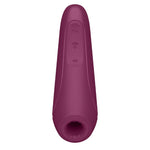 The Satisfyer Curvy 1+ is a revolution among Satisfyer vibrators. This little gem not only offers an exciting combination of intense pressure waves and varied vibration programs, but you can also control it with a compliant app with high privacy. is compatible with the free Satisfyer App and is available on iOS and Android. Simultaneous stimulation of the clitoris using pressure waves and vibrations Thanks to its waterproof (IPX7) finish, this toy can be used safely in the water and is easy to clean.