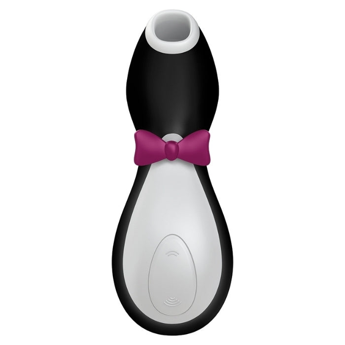 It stimulates the clitoris with an exciting combination of pressure waves and suction at 11 different levels of intensity, resulting in quick and often multiple moments of satisfaction. The rounded, ergonomically shaped base ensure an easy fit in the hand. The rechargeable Satisfyer Pro Penguin is waterproof for fun in & out of the water and easy cleanup.