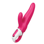 Mr. Rabbits silk-matte surface, flexible shaft and clitoris stimulator is made of skin-friendly silicone that nestles elegantly against your curves. The 12 sparkling vibration programs reach all your favourite places with impressive power which delights you both vaginally and clitorally. Mr. Rabbit is equipped with 2 powerful motors. 100% waterproof and USB rechargeable.