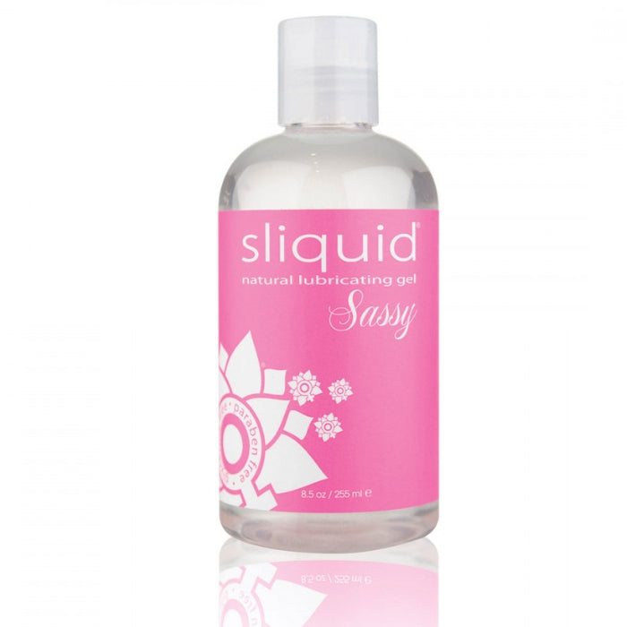 This thick water-based formula is perfect to use as an anal lubricant and with silicone toys. The whimsical feminine label conveys a fun, positive, healthy and inviting message about anal play. Thicker lubricants stay on the surface of the skin longer, reduce friction and create a comfy cushioned feeling during penetration, making it perfect for booty play or vaginal penetration too. Sassy contains no desensitizing ingredients, and is paraben and glycerin free. It is latex, rubber and plastic friendly.