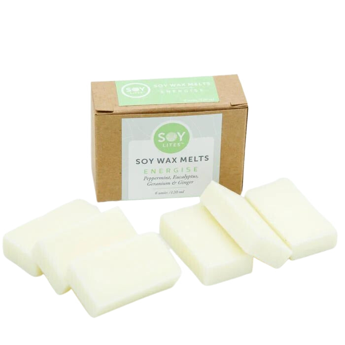 SoyLite Soy Wax Melts - Energise with Ginger, Peppermint & Eucalyptus (6)
