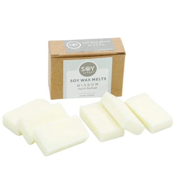 A range of natural soy based aromatherapy soy melts. SoyLites takes pride in innovating eco-authentic products that your skin will love, while engaging your mind, body and spirit. Oud and Patchouli for a musky, earth fragrance with oriental notes comes in a pack of 6.