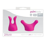 These 100% silicone attachments add more versatility and options to your PalmPower massager. The PalmBody set includes 2 attachments when used with PalmPower will help to alleviate your stress and provide and invigorating massage on areas that are usually overlooked! The PalmFinger is designed to relax every muscle in your fingers and on the palm of your hand. The PalmCurve has two rounded edges to glide over your arm, legs and body for a truly magnificent massage.