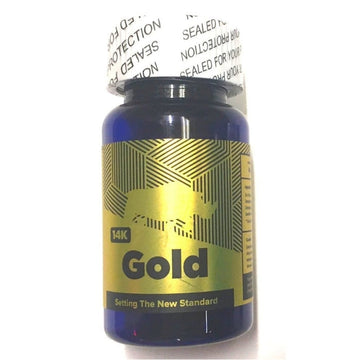 Lady Jane Adult Sex Shop | 14K Gold Bottle of 6 | Category_Lubes & Enhancers, Gender_For Him, SubCategory_Erection