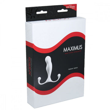 The Maximus Trident is for men who prefer the sensation of more size during prostate stimulation. The Trident "W" arms provide a cradling effect for sensational movement. The Aneros Trident series features Multi-Axial Motion Architecture which allows greater range of movement of the head, creating a larger variety of sensations for the quickest path to the orgasmic bliss yet.