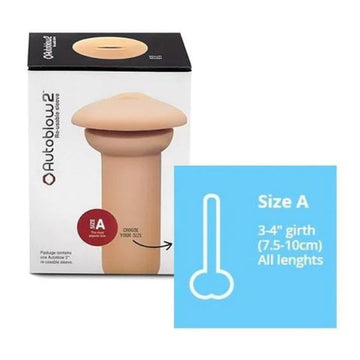 Autoblow 2 Plus XT Mouth Sleeve A is an interchangeable sleeve designed to fit the Autoblow 2 masturbator. The sleeve is made from a high quality artificial skin. This product is perfect for users with a 7.5-10 cm girth, all lengths.