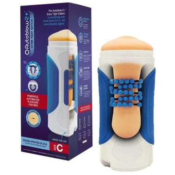 Autoblow 2+ for superior masturbation. It is a revolutionary blowjob masturbator for men. Autoblow 2 series is a great blowjob masturbator. It offers three different sizes-A, B, and C. A size Autoblow series is great for thinner penis, while for regular-sized penis Autoblow B is the perfect fit. At the same time for extreme girth, you can choose C size. It is essential for you to add a sleeve renewal powder to keep a smoother feel of sleeves.