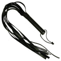 Black leather like flogger.