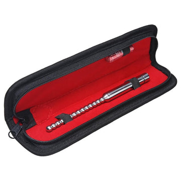 Urethral plug with a vibrating sensation. This bumpy, vibrating sound will thrill you with every bead that is inserted. The shaft is just big enough to offer a good stretch while remaining comfortable enough for you to enjoy the intense, sizzling sensations. Comes with a zipper soft bag for storage. Battery not included. 167mm Length insertable length 8.3cm.