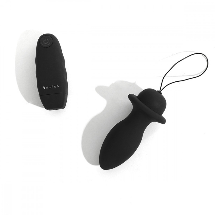 Lady Jane Adult Sex Shop | Bfilled Classic Unleashed Vibrating Anal Plug - Black