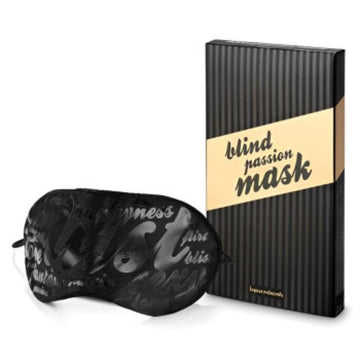 Bijoux Indiscrets Blind Passion Blindfold. Perfect for couples who want to introduce light bondage play and excitement to the bedroom. Heighten your senses and enhance sensory anticipation with these sensual and effective bedroom bondage accessories.