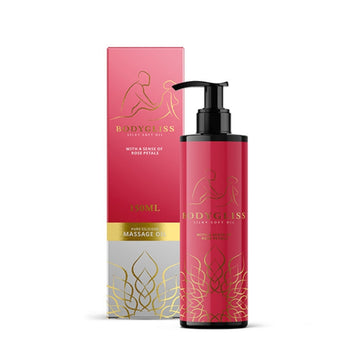 Lift your senses to exciting heights with sensual massages and enjoy the continuous feeling of your partner's touch. Its extreme softness and long-lasting effect will put you in a state of pure joy. The massage oil is also suitable as a lubricant for wonderful sex. The romantic and elegant scent of rose petals put you in an intimate mood. BodyGliss is the perfect Firestarter.