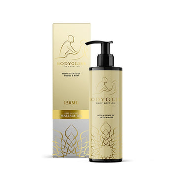 Lady Jane Adult Sex Shop | Bodygliss Silky Soft Massage Oil - Cocos & Rum (150ml)