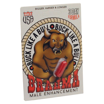 Lady Jane Adult Sex Shop | Brahma Enhancement Pills for Men (1) | Category_Lubes & Enhancers, Gender_For Him, Libido
