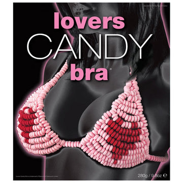 Candy Bra for Lovers! Heart shape design and tasty treat.