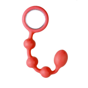Choke is made with hygienic silicone material. It has a pull ring, for safety and ergonomic design. Smooth spherical design to stimulate your anus like no other product.