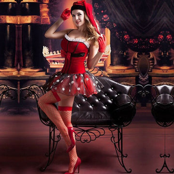 Lady Jane Adult Sex Shop | Christmas Outfit (5 Piece) | Category_Fantasy Outfits, Christmas, Christmas Outfit, dress