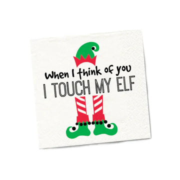Lady Jane Adult Sex Shop | Christmas Serviettes - When I think of you... | Category_Novelty & Games, Christmas,