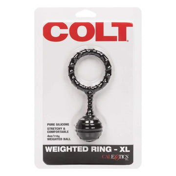This premium-quality cock ring is designed with comfort and functionality in mind. Made from high-quality materials, it provides a snug and secure fit around the base of your penis, allowing for prolonged and intensified erections. The added weight of 110g adds a delightful sensation, creating a more satisfying experience for both you and your partner. 4.5cm Diameter.