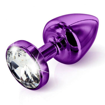 Anal play has never been a prettier sight with this gorgeous jeweled, steel anal plug. Bulbous in form, a tapered tip ensures an easy introduction, while the broad steel bulb fills and satisfies. Perfect for anal enthusiast.