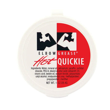 Cream that provides a warming and exhilarating sensation. Creamy to the touch, our formula coats and allows for minimal friction while leaving the skin soft and smooth. The creams are excellent for Solo Stimulation, Mutual Masturbation, and many other kink activities that you can think of. The cream is easily absorbed and does not leave a sticky or greasy feeling. 28.4g.