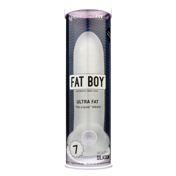 Unlike other penis extenders, this tactile, real-feel design is soft, easy-to-wear and pleasurable for both partners. It slides easily over the shaft and loops over your balls for a secure hold, giving you complete peace of mind during wear. So that you can discover the pleasure of the inner texture, and your partner can fully appreciate all that extra size, make sure that you coat the Fat Boy inside and out with lots of water-based lubricant.