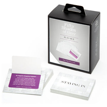 Lady Jane Adult Sex Shop | Fifty Shades Of Grey Date Night Cards - Play Nice | Adult Games, Books & Games, Brand_Fifty